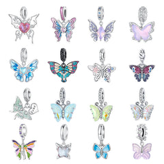 Versatile 925 Sterling Silver Butterfly Charms – Ideal for Necklaces & Bracelets
