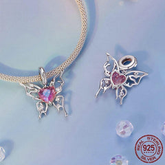 Versatile 925 Sterling Silver Butterfly Charms – Ideal for Necklaces & Bracelets