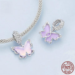 Versatile 925 Sterling Silver Butterfly Charms – Ideal for Necklaces & Bracelets