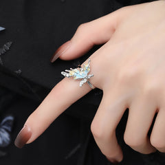 Orange and blue butterfly themed jewelry series