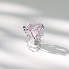 Monet-Inspired Butterfly Bead Jewelry - 925 Sterling Silver & Opal Glass Necklace with White Gold Plating