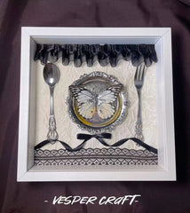 Butterfly Shadow Specimen Decorative Painting