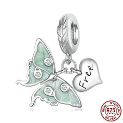 Versatile 925 Sterling Silver Butterfly Charms – Ideal for Necklaces & Bracelets