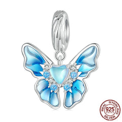 Versatile 925 Sterling Silver Butterfly Charms – Ideal for Necklaces & Bracelets