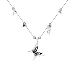 Butterfly and Snake Theme Silver Jewelry Series