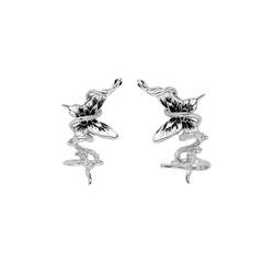 Butterfly and Snake Theme Silver Jewelry Series