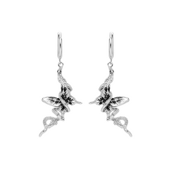Butterfly and Snake Theme Silver Jewelry Series