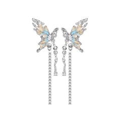 Orange and blue butterfly themed jewelry series