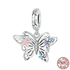 Versatile 925 Sterling Silver Butterfly Charms – Ideal for Necklaces & Bracelets