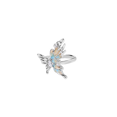 Orange and blue butterfly themed jewelry series